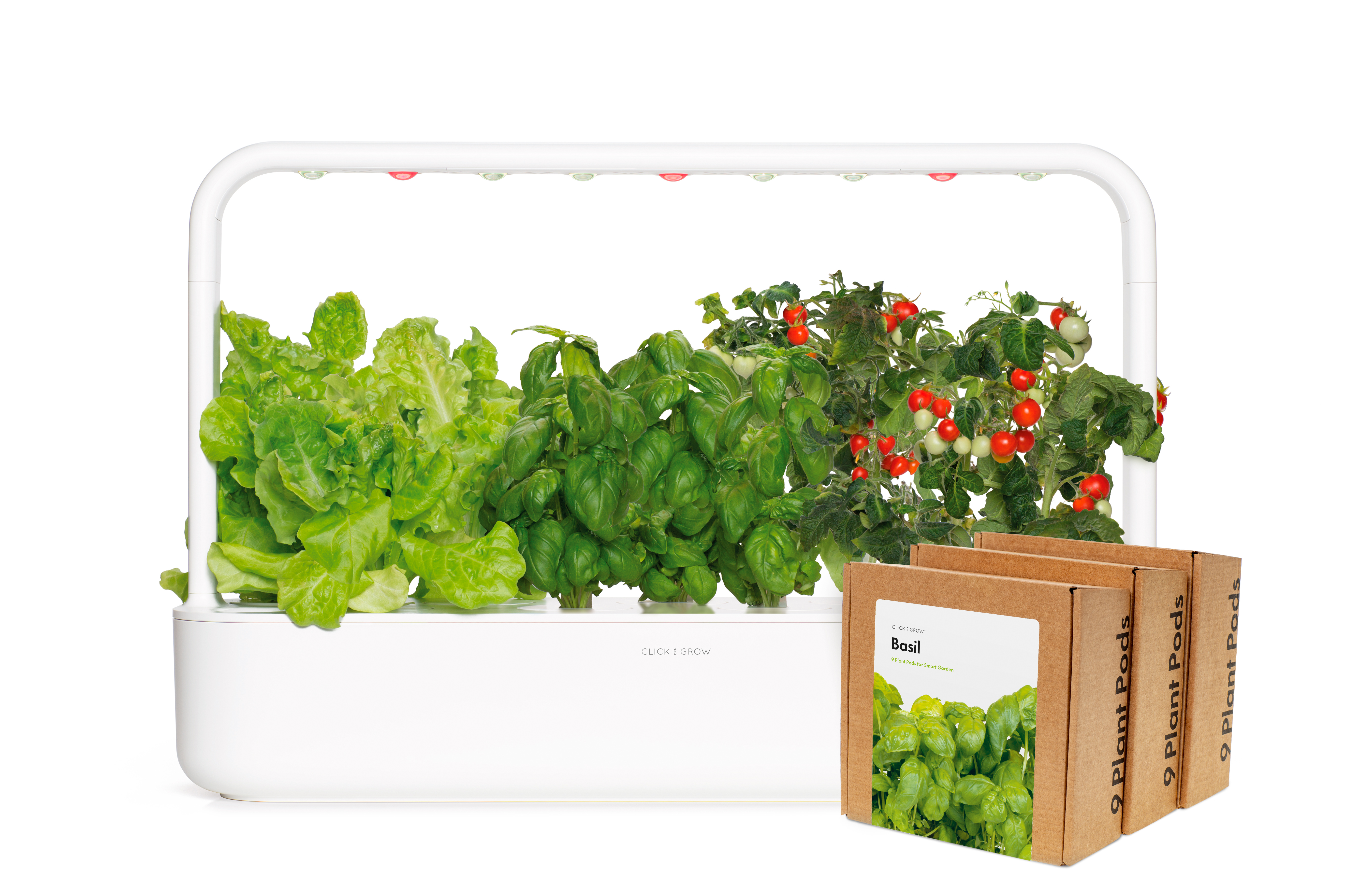 SG9 White Starter Kit 3x Basil 9-pack